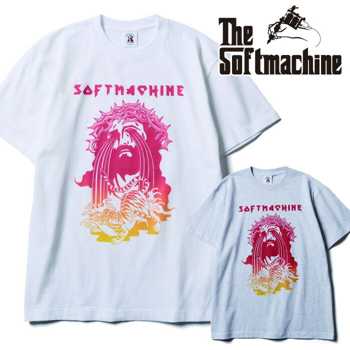 乐天商城 - SOFTMACHINE (ソフトマシーン) MEDITATION-T(T-SHIRTS)【Tシャツ】【ホワイト グレー タトゥー】【2026 SUMMER VACATION 先行予約】【予約商品 キャンセル不可】
