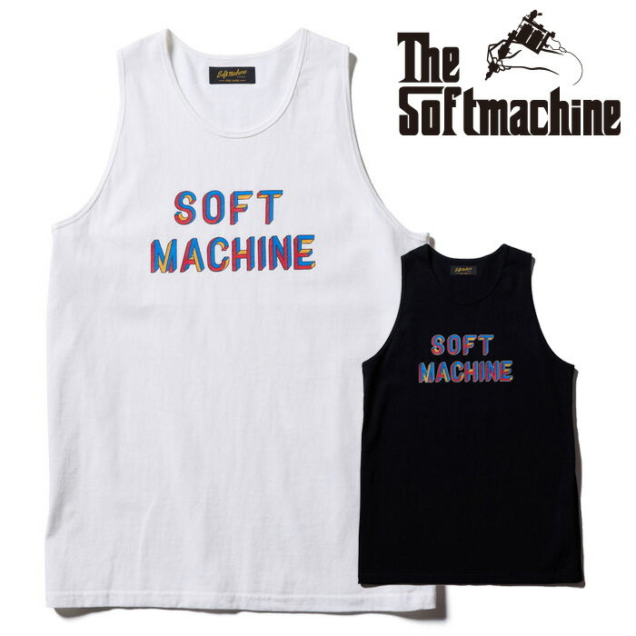 SOFTMACHINE (ソフトマシーン)MULTIPLE LOGO TANK【タンクトップ】【ホワイト ブラック タトゥー】【2026 SPRING & SU...