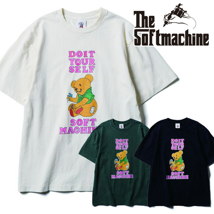 SOFTMACHINE (ソフトマシーン) MY SELF-T(T-SHIRTS)【Tシャツ】【ホワイト ブラック タトゥー】【2026 SUMMER VACATION 先行予約】【予約商品 キャンセル不可】