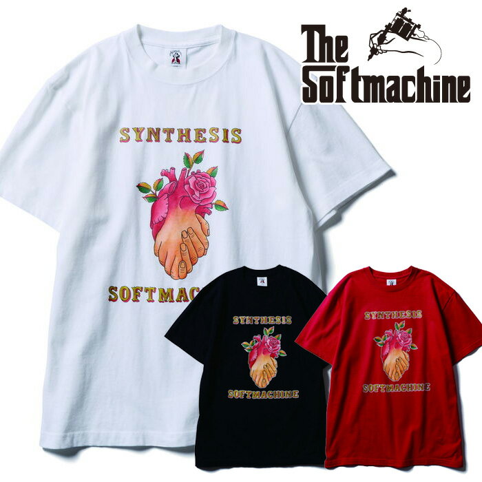 Rakuten - SOFTMACHINE (ソフトマシーン) SYNTHESIS-T(T-SHIRTS)【Tシャツ】【ホワイト ブラック タトゥー】【2026 SUMMER VACATION 先行予約】【予約商品 キャンセル不可】