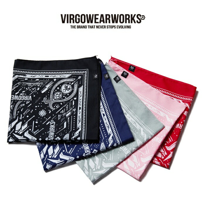 Rakuten - VIRGOwearworks (ヴァルゴウェアワークス) Circuit diagram pattern Bandana【バンダナ】【VG-GD-839】【2026 Summer Spot Collection 先行予約】【キャンセル不可】【VIRGOwearworks ヴァルゴウエアワークス バルゴ】