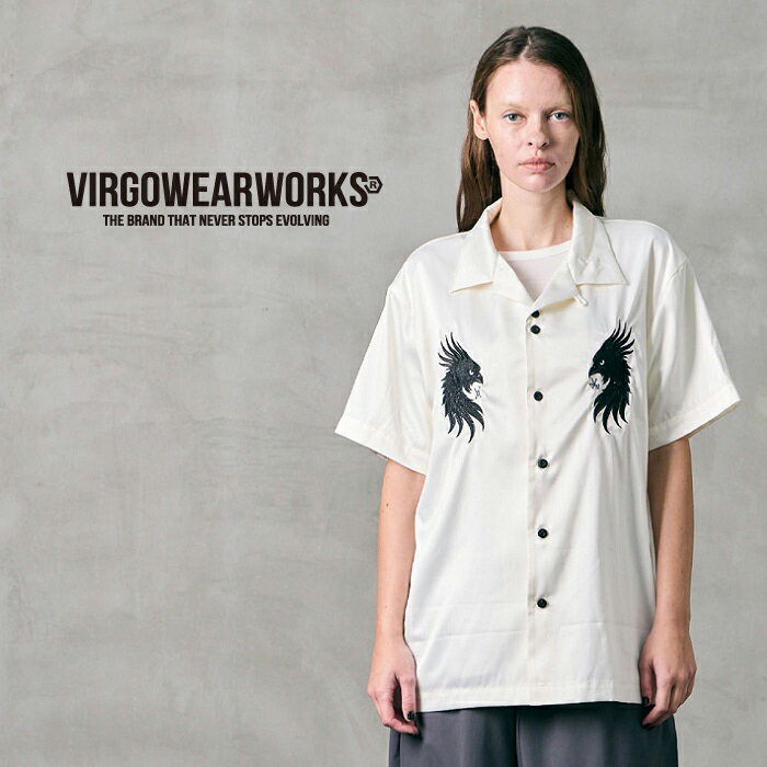 VIRGOwearworks (�����르�����������) LUXE BOWLING SATIN SHIRT�ڥܡ���󥰥���� Ⱦµ�ۡ�VG-SH-277�ۡ�20...