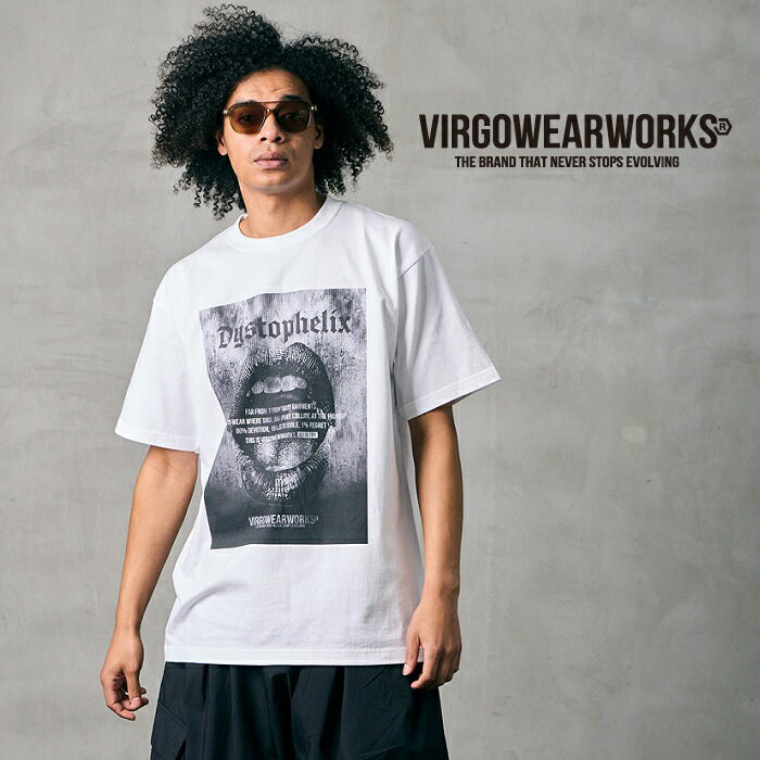樂天商城 - VIRGOwearworks (ヴァルゴウェアワークス) LIPS FILM GRAPHIC TEE【Tシャツ 半袖】【VG-SSPT-269】【2026 SPRING&SUMMER】【お取り寄せ商品 キャンセル不可】【VIRGOwearworks ヴァルゴウエアワークス バルゴ】