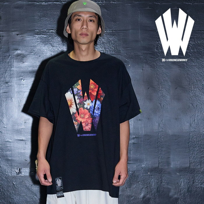 乐天商城 - W +VIRGOwearworks (ヴァルゴウェアワークス) FLOWER【Tシャツ 半袖】【W-SSPT-010】【2026 SPRING&SUMMER】【お取り寄せ商品 キャンセル不可】【VIRGOwearworks ヴァルゴウエアワークス バルゴ】