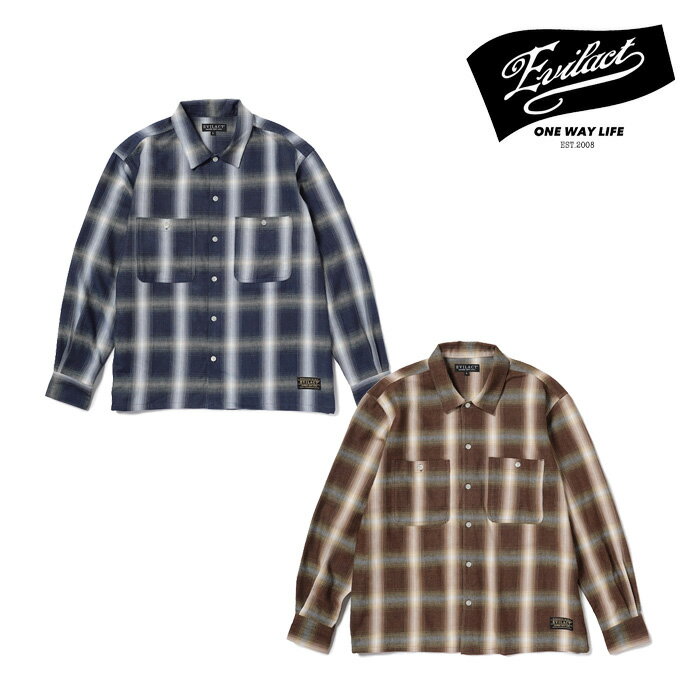 ��SALE30%OFF��EVILACT (�����֥륢����)CHECK LS�ڥ��󥰥��꡼�֥���ġۡ�EA25-ACT2-S01�ۡ�2025 AUTUMN&WIN...