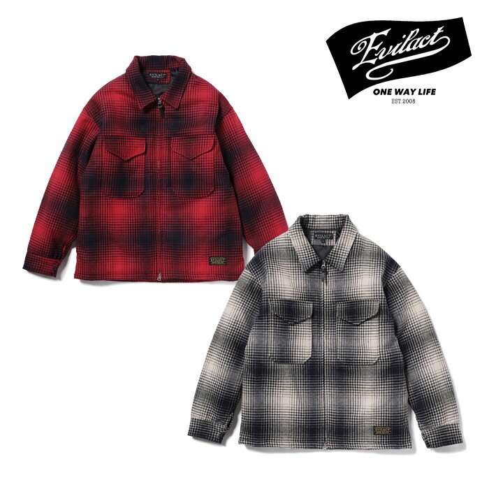 EVILACT (�����֥륢����)CHECK PADDED JKT�ڥ���ĥ��㥱�åȡۡ�EA25-ACT2-S02�ۡ�2025 AUTUMN&WINTER �����  ���󥿡��ץ쥤 INTERPLAY 