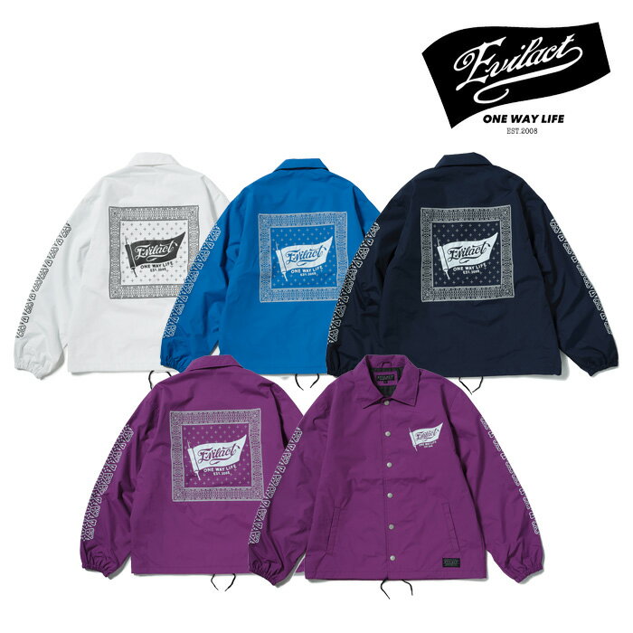 EVILACT (�����֥륢����)BANDANA COACH JKT�ڥ��������㥱�åȡۡ�EA26-ACT1-J03�ۡ�2026 SPRING/SUMMER �����  ���󥿡��ץ쥤 INTERPLAY 
