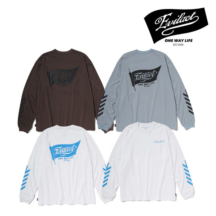 EVILACT (�����֥륢����)FLAG-261 LS�ڥ��󥰥��꡼��T����ġۡ�EA26-ACT1-T01�ۡ�2026 SPRING/SUMMER �����  ���󥿡��ץ쥤 INTERPLAY 