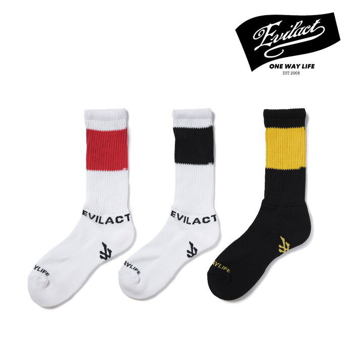 EVILACT (イーブルアクト)LINE LOOSE SOCKS【ソックス 靴下 レオパード】【EA26-LOOSESOCKS】【2026 SPRING/SUMMER 新作】 インタープレイ INTERPLAY