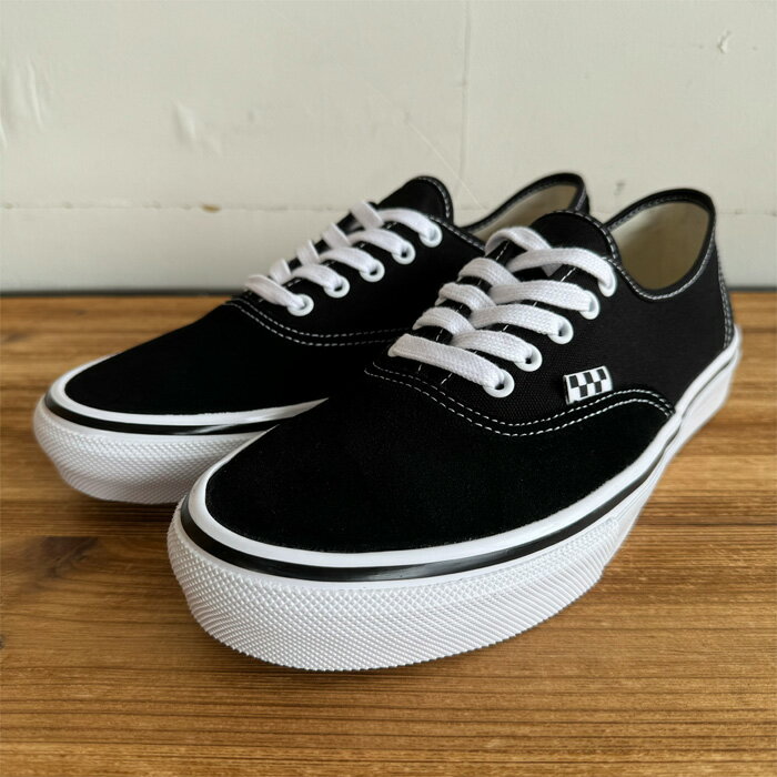 VANS バンズ ヴァンズ SKATE AUTHENTIC (BLACK/WHITE) 【オーセンティック スケー...