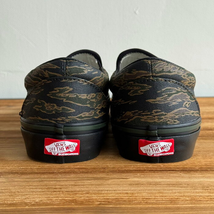 楽天市場】VANS バンズ ヴァンズ SKATE SLIP-ON TIGER CAMO GREEN