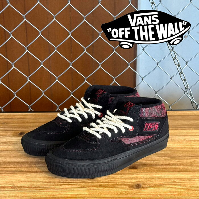VANS �Х� ������  SKATE HALF CAB (SAW RED/ ... 
