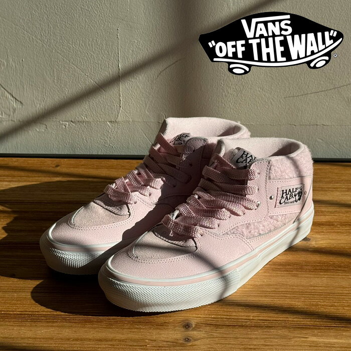 VANS �Х� ������  SKATE HALF CAB (PINK WHITE) �ڥϡ��ե���� �������� ���ˡ������ۡڤ������ ����ץ� ���֡ۡ�VN0A5FCDY3K�ۡڥ��󥿡��ץ쥤 INTERPLAY�� 