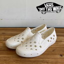 【SALE30%OFF】VANS バンズ ヴァンズ TREK SLIP-ON (MARSHMALLOW) 【スリッポン サンダル】【VANS バンズ スニーカー...