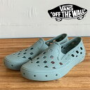 VANS バンズ ヴァンズ TREK SLIP-ON Green Milieu 【スリッポン サンダル】【VANS バンズ スニーカー】【定番 おしゃれ シンプル】【VN0A5HF8YV2】【インタープレイ INTERPLAY】