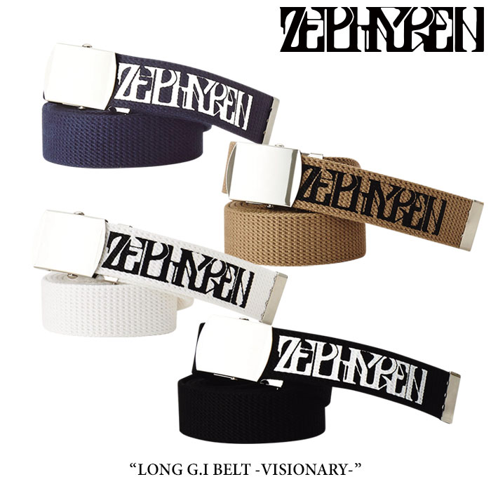 ZEPHYREN(ゼファレン)LONG G.I BELT -VISIONARY-【ロングベルト】【2022 AUTUMN&WINTER先行予約】【キャンセル不可】【Z17AW02】