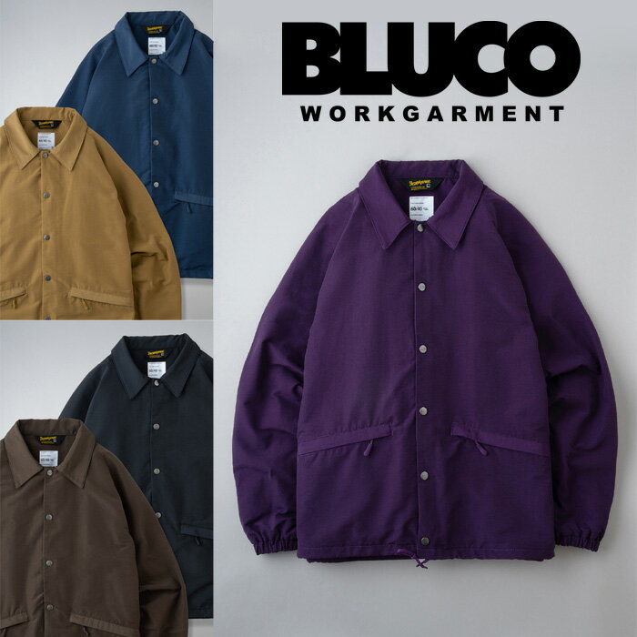 BLUCO (֥륳)60/40 COACH JACKETڥ㥱åȡۡ0341-3A01ۡͽ 󥻥Բġۡ2023 SPRING&SUMMER 