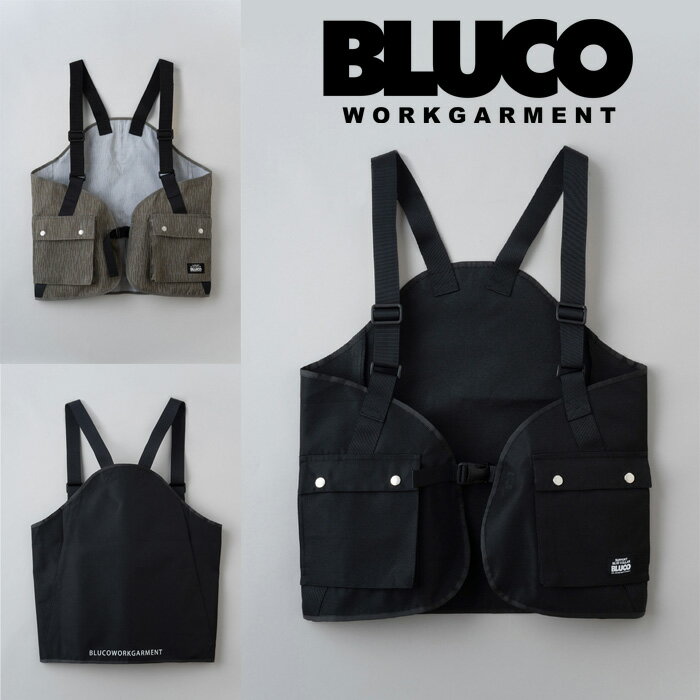 BLUCO (֥륳) UTILITY VEST -Solid-ڥ٥ȡۡ1305-3A08ۡͽ 󥻥Բġۡ2023 SPRING&SUMMER 