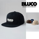 BLUCO (uR)6PANEL CAP -Logo-yLbvzy1413zy񂹏i LZszy2023 FALL&WINTERz