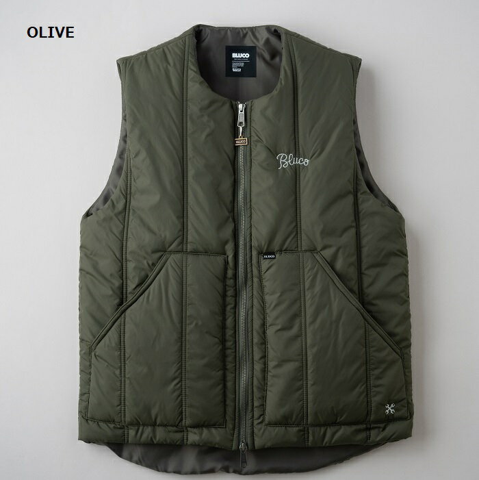 楽天市場】BLUCO (ブルコ)CREW NECK QUILTING VEST 【ベスト
