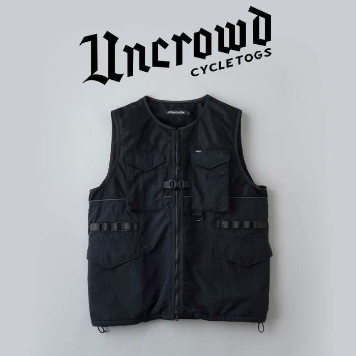 UNCROWD(アンクラウド)MESH VEST【ベスト】【2302-3A01】【お取り寄せ商品 キャンセル不可】【2023 SPRING SUMMER】【BLUCO ブルコ】