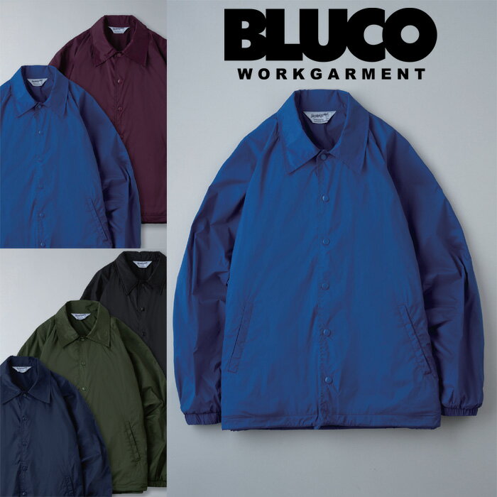 BLUCO ブルコ STANDARD COACH JACKET【コーチジャケット】【 OL-050-022】【お取り寄せ キャンセル不可】