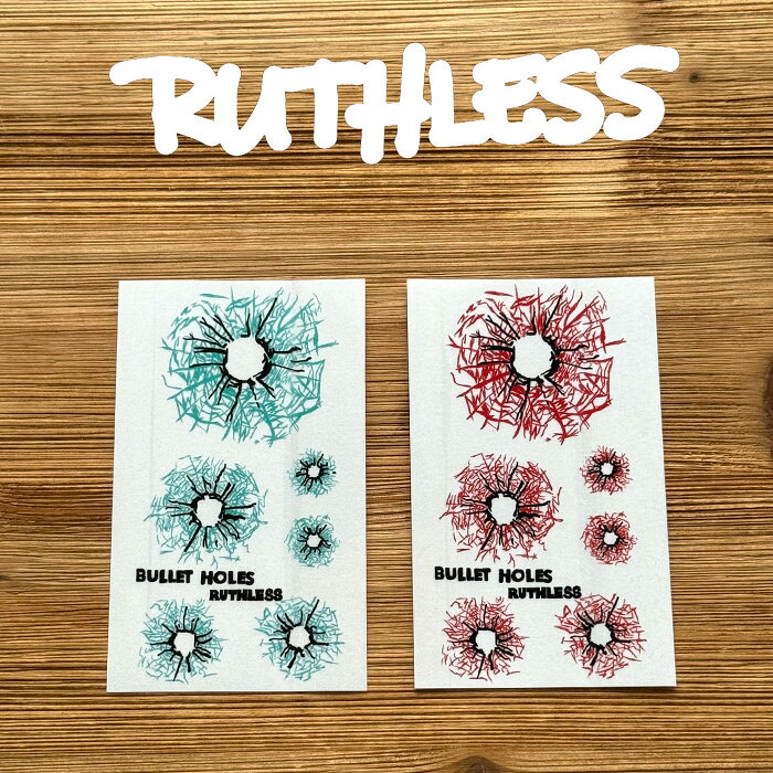RUTHLESS (ルースレス)BULLET HOLE sticker