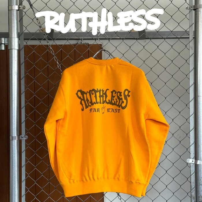 RUTHLESS (�롼���쥹)R-Plaque Sweats�ڥ��롼�� ... 