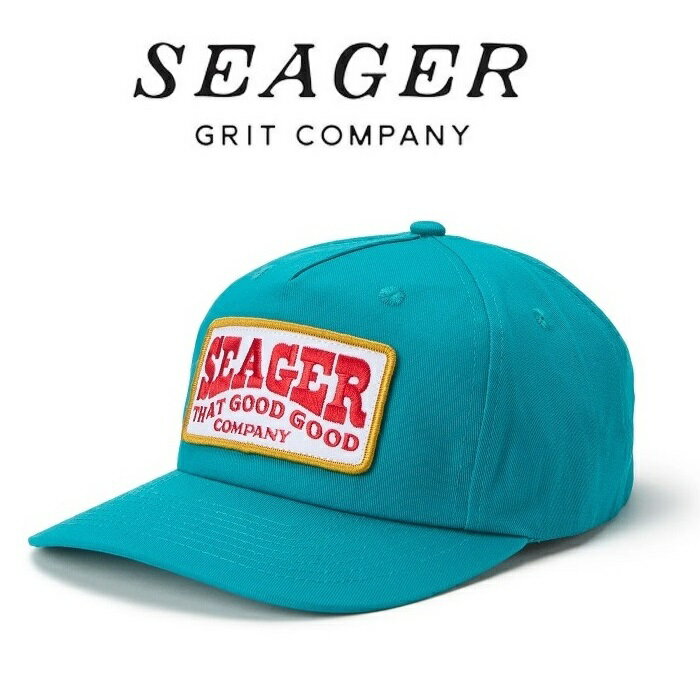 SEAGER(シーガー)Good Good Snapback (TEAL)【キャップ 帽子】【シーガー キャップ】【定番 人気 シンプル アウトドア サーフィン スケートボード カリフォルニア】【インタープレイ INTERPLAY】