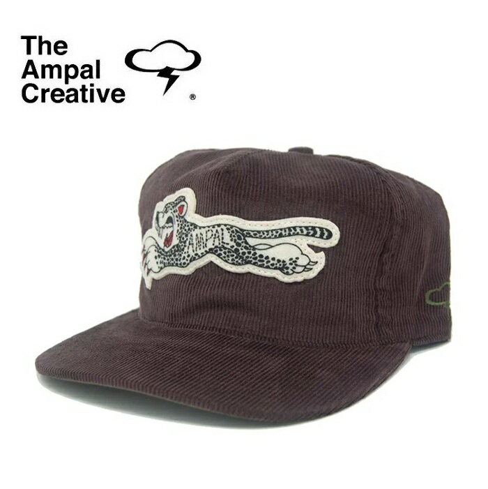 Rakuten - THE AMPAL CREATIVE (ザ・アンパル クリエイティブ)CHEETAH CORD Strapback Brown S199【キャップ 帽子 定番 人気 カリフォルニア MADE IN USA】
