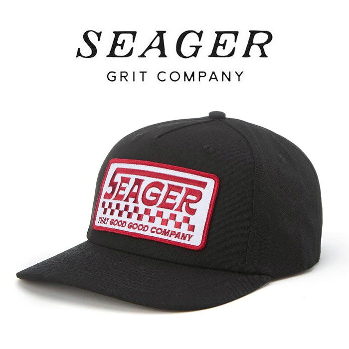 樂天商城 - SEAGER(シーガー)74 SNAPBACK BLACK【キャップ 帽子】【シーガー キャップ】【定番 人気 シンプル アウトドア サーフィン スケートボード カリフォルニア】【インタープレイ INTERPLAY】