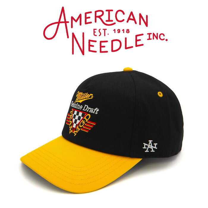 Rakuten - AMERICAN NEEDLE (アメリカンニードル)ROSCOE - Miller Genuine Draft【キャップ 帽子 定番 人気 ロゴ】【SMU769A-MGD】