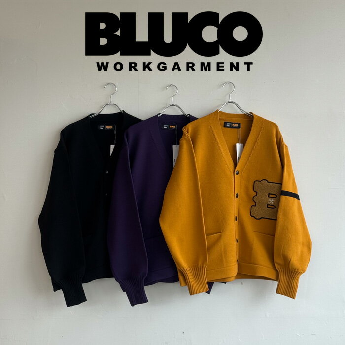 BLUCO (�֥륳)LETTERED CARDIGAN�ڥ����ǥ�����ۡ�155-15-002�ۡ�2025 LATE SUMMER FALL COLLECTIO...