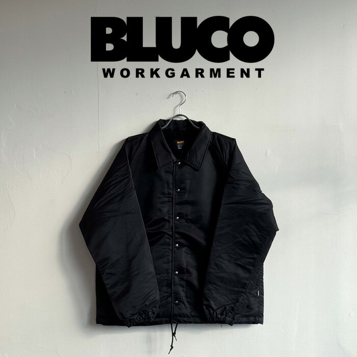 BLUCO (ブルコ)BOA COACH JACKET【コーチジャケット】【157-31-020】【2025 WINTER COLLECTION】【お取り寄せ キャンセル不可】