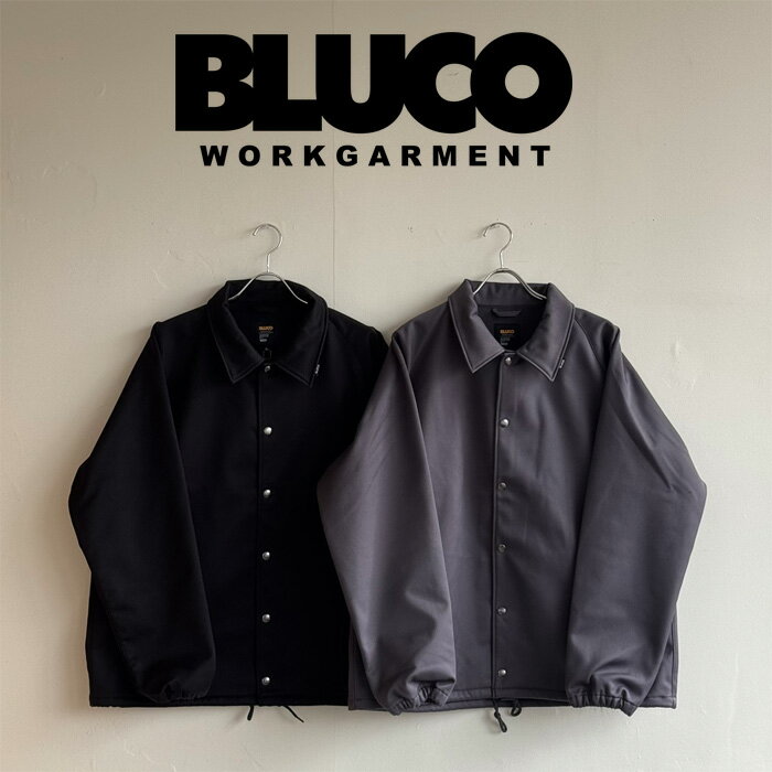 BLUCO (ブルコ)STRETCH WARM COACH JACKET【コーチジャケット】【157-31-042】【2025 WINTER COLLECTION】【お取り寄せ キャンセル不可】