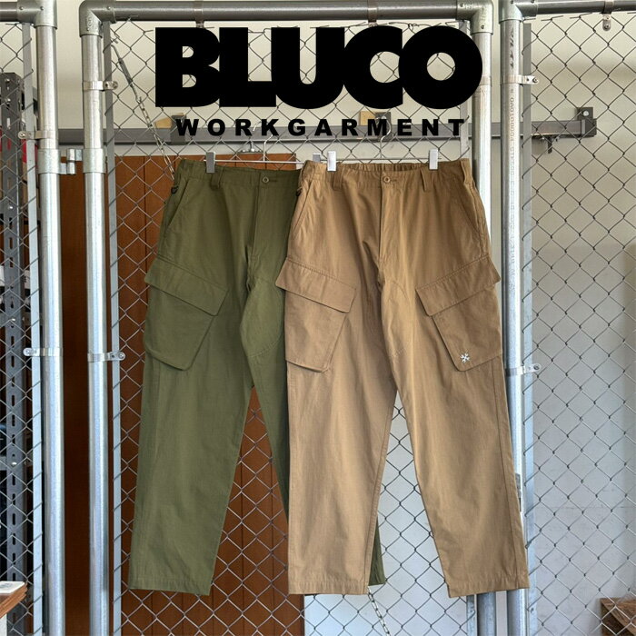 Rakuten - BLUCO (ブルコ)CORDURA リップストップ スラントカーゴパンツ【カーゴパンツ】【161-41-051】【2026　SPRING COLLECTION】【お取り寄せ キャンセル不可】