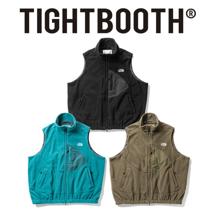 【SALE20%OFF】TIGHTBOOTH PRODUCTION (タイトブース プロダクション) FLEECE VEST 【フリース ベスト】【FW24-TBKB03】【KILLER BONG】【TIGHTBOOTH PRODUCTION タイトブースプロダクション TBPR インタープレイ INTERPLAY】