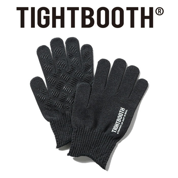 TIGHTBOOTH PRODUCTION (タイトブース プロダクション) LOGO GLOVE 【軍手 グローブ】【TIGHTBOOTH PRODUCTION タイトブースプロダクション TBPR インタープレイ INTERPLAY】【fw24-a05】