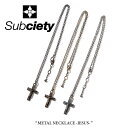 サブサエティー SUBCIETY (サブサエティ) METAL NECKLACE-JESUS-【2018SUMMER新作】【103-94067】