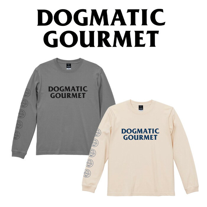 乐天商城 - DOGMATIC GOURMET (独断グルメ)DG LOGO LONG SLEEVE T-SHIRT【長袖Tシャツ】【ナチュラル グレー】【NAOKI 10-FEET】