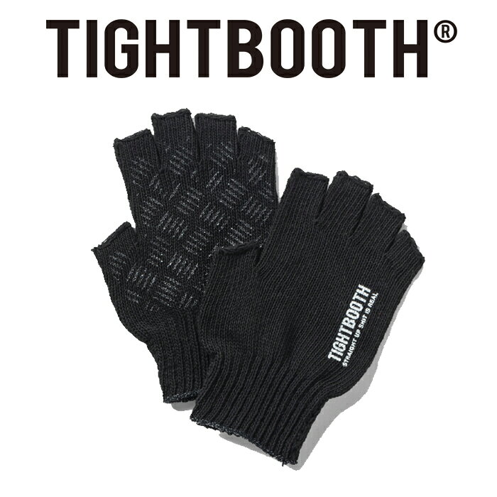 TIGHTBOOTH (�����ȥ֡���)LOGO FINGERLESS GLOVE ... 