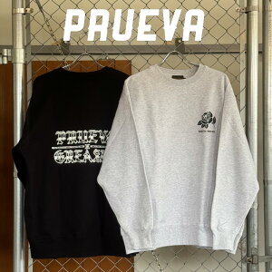 PRUEVA (プルエバ) × GREASER (グリーサー)DELA ROSA SWEAT【クルーネックスウェット】【倉本一真 CHICANO 西海岸】