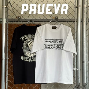 PRUEVA (プルエバ) × GREASER (グリーサー)REZA S/S T-shirts【Tシャツ ホワイト ブラック】【倉本一真 CHICANO 西海岸】