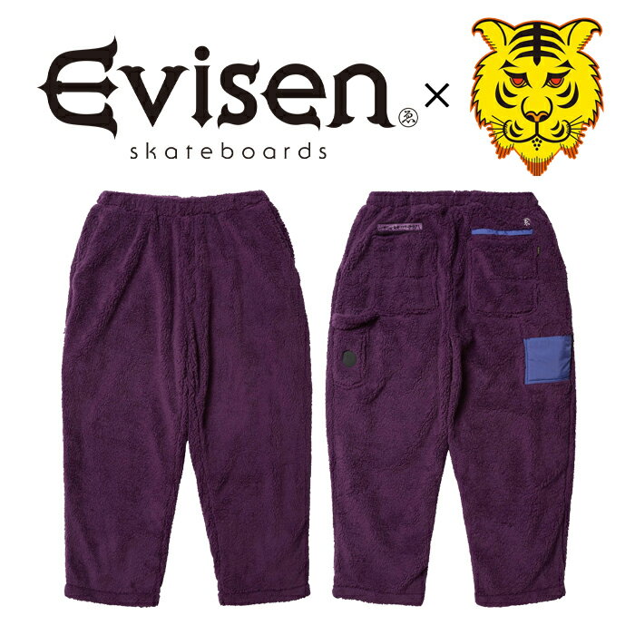 Evisen Skateboards (エヴィセン スケートボード) FEELIN’ SHAGGY FLEECE PANTS 【フリース パンツ】【5lack スラック 高田音楽制作事務所】【コラボレーション】 【2021FALL&WINTER COLLECTION】【00006226】