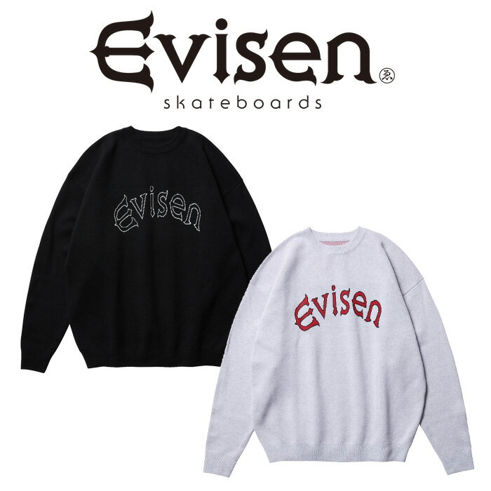 Evisen Skateboards (エヴィセン スケートボード) LOGO JACQUARD KNIT 