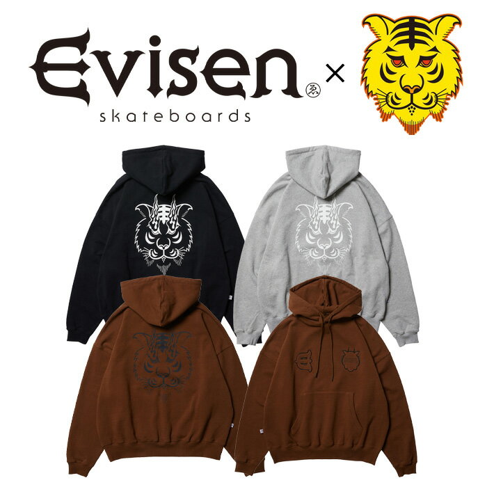 Evisen Skateboards (エヴィセン スケートボード) TORA EVI LOGO HOODIE 【パーカー フーディ】【5lack スラック】【高田音楽制作事務所 コラボレーション】 【2024SPRING&SUMMER COLLECTION】【00008430】