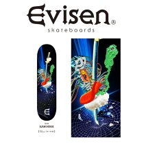 【EVISEN】 Evisen Skateboards (エヴィセン スケートボード) SUSHIVERSE  【デッキ スケートボード スケボー】【エビセン スケートボード Evisen Skateboards ゑ インタープレイ INTERPLAY】 