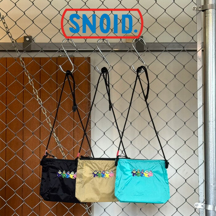 乐天商城 - SNOID (スノイド)DANCING STINKS nylon sacoche【サコシュ バッグ】【RAT HOLE STUDIO】