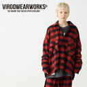 VIRGOwearworks (ヴァルゴウェアワークス) BATTLECHECK OVERDRIVE SHIRTS【シャツ】【VG-SH-271】【2025 AUTUMN&WINTER 先行予約】【キャンセル不可】【VIRGOwearworks ヴァルゴウエアワークス バルゴ】