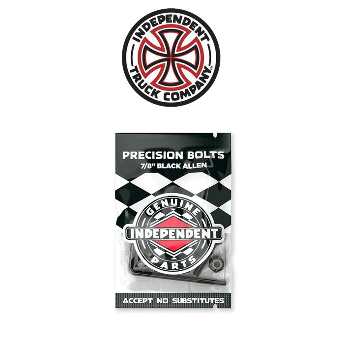 樂天商城 - Independent Trucks (インディペンデント)7/8inch GENUINE PARTS ALLEN HARDWARE PKS/8 BLACK(六角)【インディペンデント】【スケートボード スケボー パーツ BOLT ボルト】